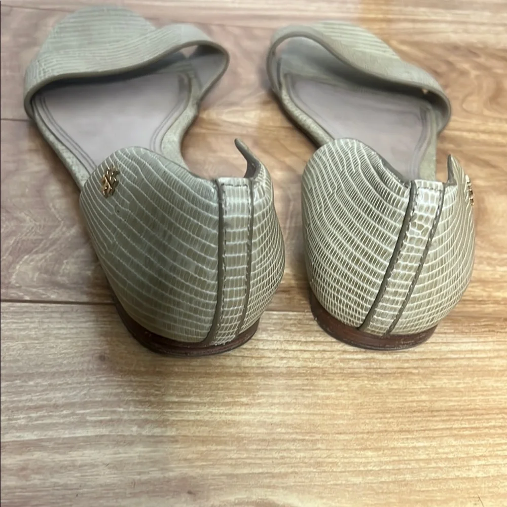 Tory Burch Savannah Dorsal Flat Sandals 9.0